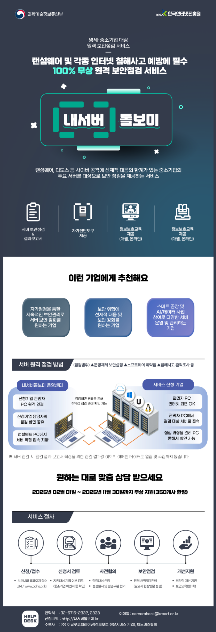 내서버 돌보미 홍보 이미지